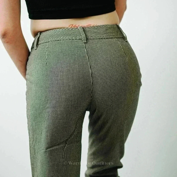 Lizwear Liz Claiborne Gingham Checker Plaid Trouser Pants - 6 - Picture 9 of 11
